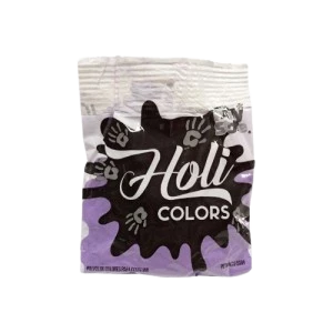 polvo holi color violeta - bolsita 50gr (rr)