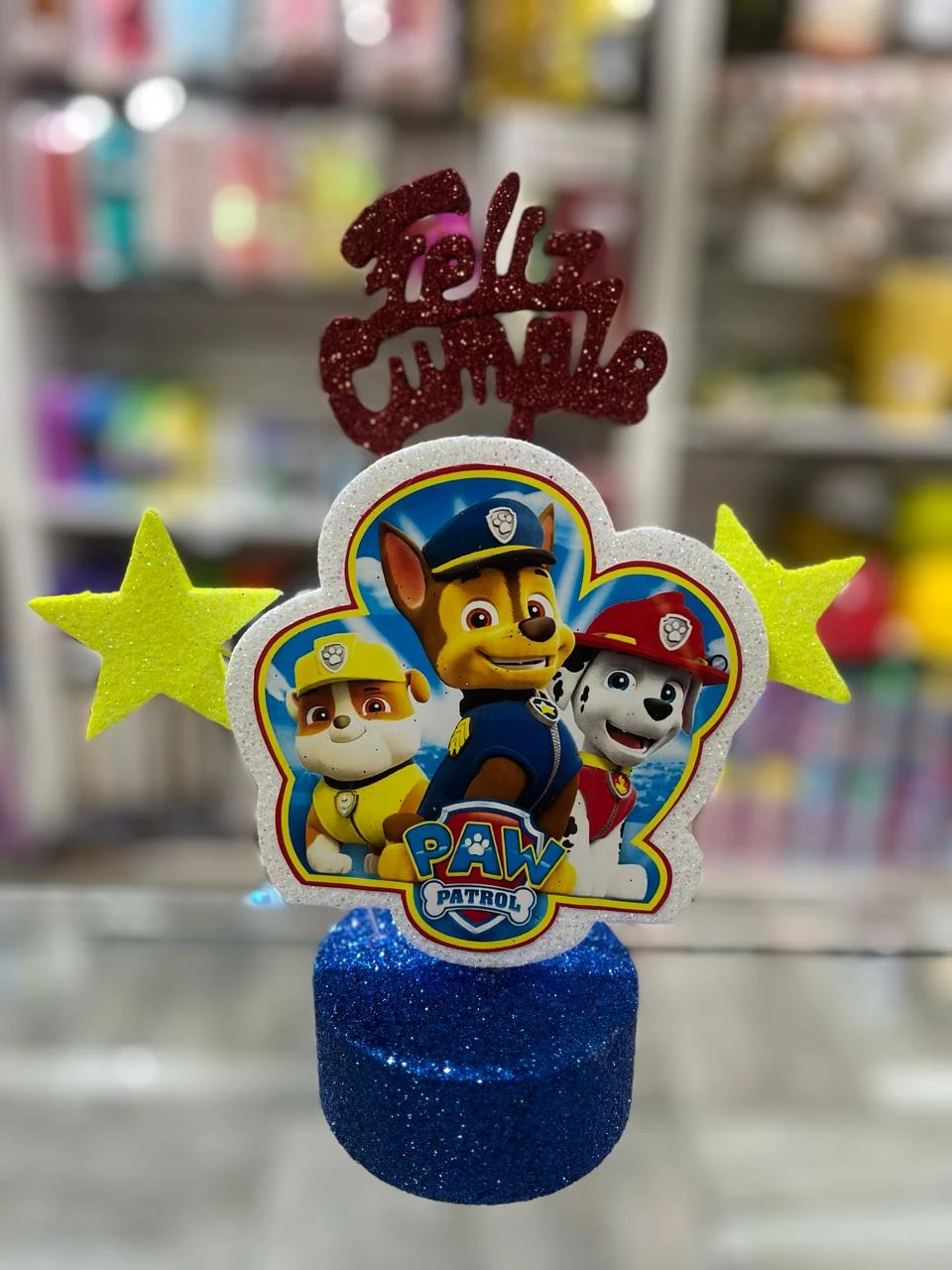 adorno para torta (lolita) paw patrol