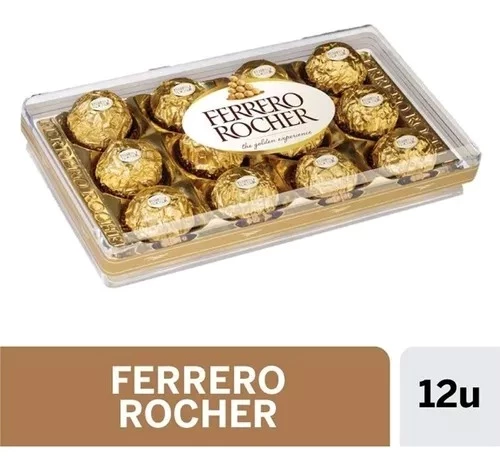 bombone ferrero rocher x12 unidades (dvita) 