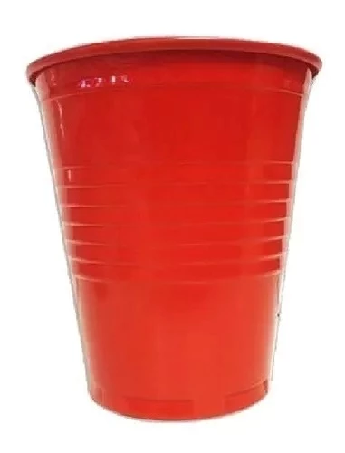 vaso 180cc rojo x100 bella cup (calb)