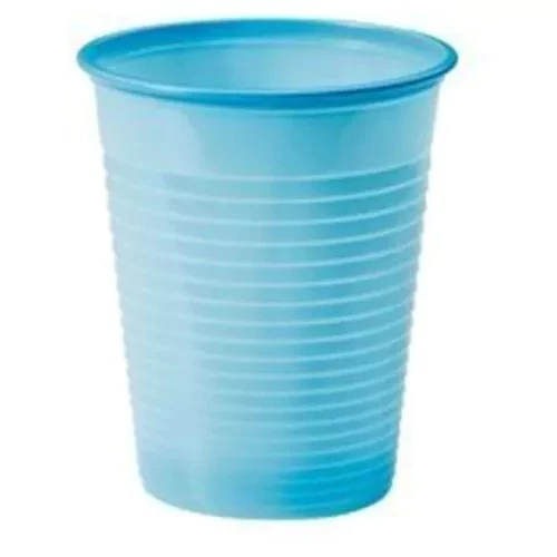 vaso 180cc celeste x100 bella cup (calb)