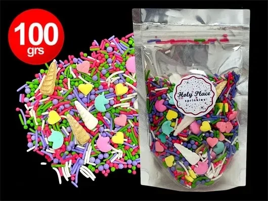 sprinkles decorativos holy place unicornio x100grs (calb)