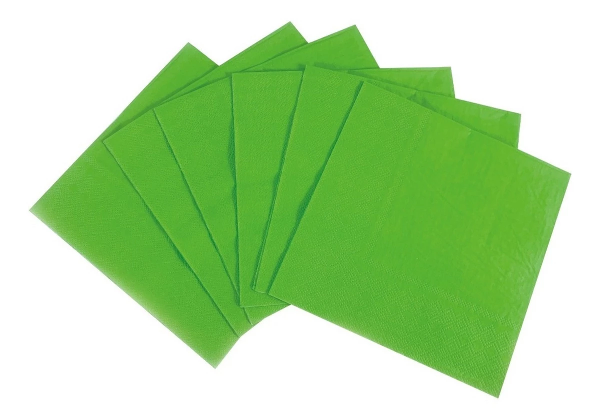 servilletas x20 unidades (dimp) verde manzana