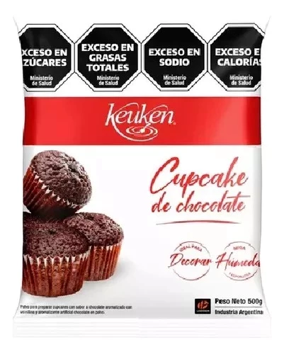 premezcla lodiser cupcake de chocolate x500grs x1 pc01a (calb) 