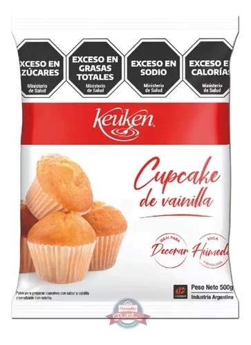 premezcla lodiser cupcake de vainilla x 500grs. pc15a (calb) 