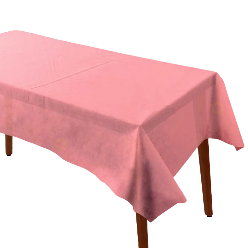 mantel de friselina rectangular (2.00 x1.40mtr) eco & deco x1u. (calb) rosa bb pastel