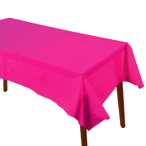 mantel de friselina rectangular (2.00 x1.40mtr) eco & deco x1u. (calb) fucsia