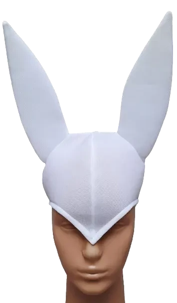 gorro conejo blanco