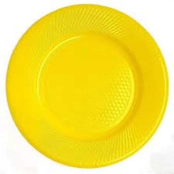 plato descartable p17 liso amarillo paq x 24 (pser-def)