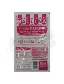 pasta p/ cubrir tortas chocolate ballina 010000201 x 500 grs (pser-def)