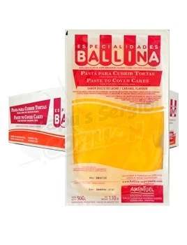 pasta p/ cubrir tortas formula h amarillo ballina 010000430 x 500 grs (pser-def)