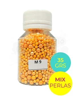 sprinkles comestibles mix perlas amarillo candy spark m9 x 35 grs (pser-def)