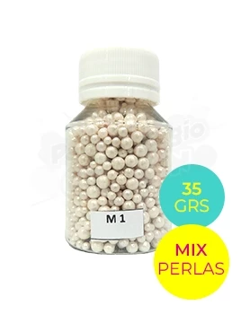 sprinkles comestibles mix perlas blanco candy spark m1 x 35 grs (pser-def)