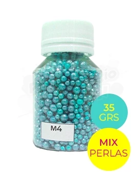 sprinkles comestibles mix perlas celeste candy spark m4 x 35 grs (pser-def)