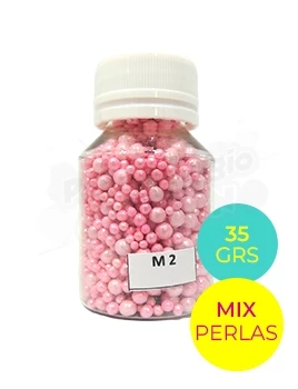 sprinkles comestibles mix perlas rosa candy spark m2 x 35 grs (pser-def)