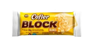 chocolate cofler block blanco con mani x38g. (20/160) (gmax-def)