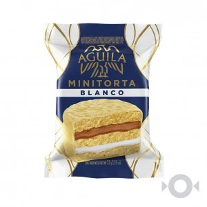 alfajor aguila mini torta chocolate blanco x72g. (21) (gmax-def)