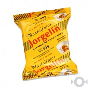 alfajor jorgelin glaseado 85g. xu. (24) (gmax-def)