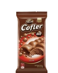 chocolate cofler aireado leche x27g. (20/160) (gmax-def)