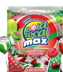 chupetin bola loca max con chicle cereza/manzana x24u. (12) (gmax-def)