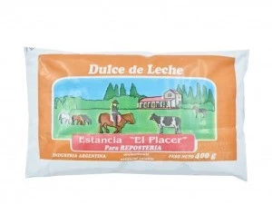 dulce de leche estancia el placer repostero sachet x400g. (12) (gmax-def)