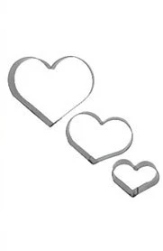 cortante galletitas metal set x 3 corazones 5 3 2 cm - cm (low-def)