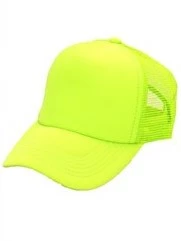 gorra visera trucker fluo amarillo - yw12008 (low-def)