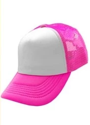 gorra visera trucker fluo fucsia/blanco - yw13072 (low-def)