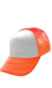 gorra visera trucker fluo naranja/blanco - yw13072 (low-def)