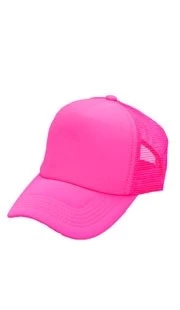 gorra visera trucker fluo rosa - yw12008 (low-def)