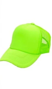 gorra visera trucker fluo verde - yw12008 (low-def)