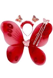 set mariposa rojo - yj0409 (low-def)