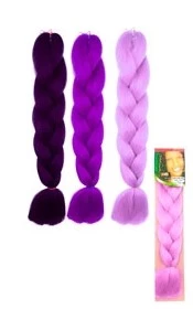 trenza afro kanekalon 60 cm violeta varios - a34/a35/a36/y2636-tro3 (low-def)