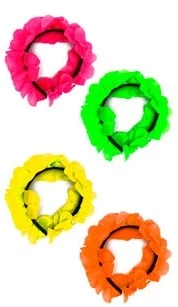 pr24 vincha de petalos fluo colores surtidos x 12u - yj0601 (low-def) 