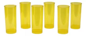 vaso trago largo cristal 011 amarillo (bulto x60u.) (calb-def)