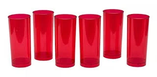 vaso trago largo cristal 011 rojo (bulto x60u.) (calb-def)