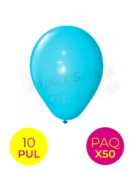 globos latex std 10 pul celeste globolandia 105 x 50 (pser-def)