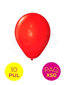 globos latex std 10 pul rojo globolandia 104 x 50 (pser-def)