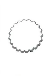 cortante galletitas metal circulo con ondas 7 cm - cm (low-def)