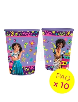 vasos polipapel encanto cotillon otero paq x 10 (pser-def)