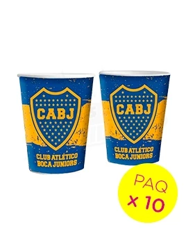 vasos polipapel boca cotillon otero boca163 paq x 10 (pser-def)