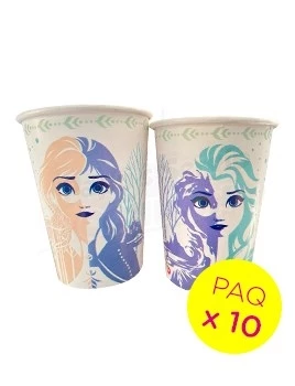 vasos polipapel frozen cotillon otero paq x 10 (pser-def)