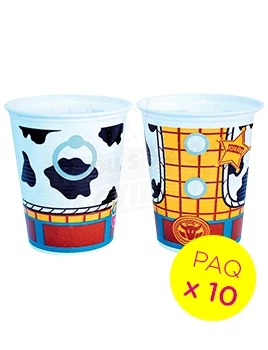 vasos polipapel toy story cotillon otero paq x 10 (pser-def)