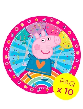 plato carton peppa pig cotillon otero paq x 10 (pser-def)