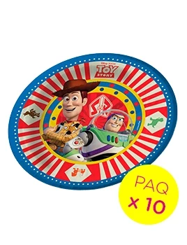 plato carton toy story cotillon otero paq x 10 (pser-def)