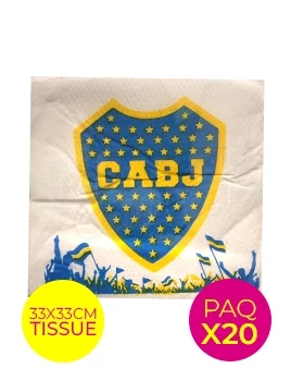 servilleta tissue 33 x 33 cm boca qualiplas seb paq x 20 (pser-def)