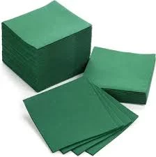 servilleta tissue 33 x 33 cm pleno verde oscuro qualiplas spvo paq x 20 (pser-def)