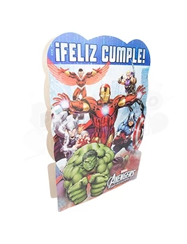 pinata carton avengers cotillon otero 43197 x 1 (pser-def)