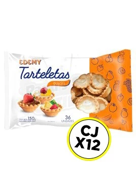 tarteletas dulces edemy x 150 grs caja x 12 (pser-def)