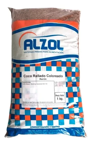 coco rallado color amarillo alzol x 1 kg (pser-def)